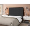 Cabeceira Sotille Plus Solteiro 900mm Suede Negro - Simbal - 3