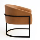 Ver imagem 6 de Poltrona Sala Decorativa Kit 2 Arielle Industrial Preto Sintético Pu D03 - D’Rossi