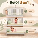 Ver imagem 2 de Conjunto de Quarto Flor 5 Portas 6 Gavetas MDP Branco Multimóveis