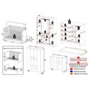 Ver imagem 7 de Conjunto de Quarto Flor 5 Portas 6 Gavetas MDP Branco Multimóveis