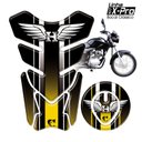 Ver imagem 2 de Protetor Tanque e Bocal Adesivo Moto Honda Asa até 2017 Amarelo