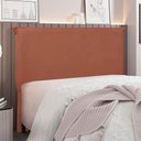 Ver imagem 2 de Cabeceira Queen 160cm Luna Veludo Cobre - Lucadi Home