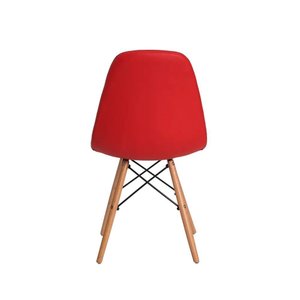 Cadeira Eiffel Botone Vermelho Couro Pu Cozinha Sala de Estar Jantar Mesa de Jantar Área de Lazer Re