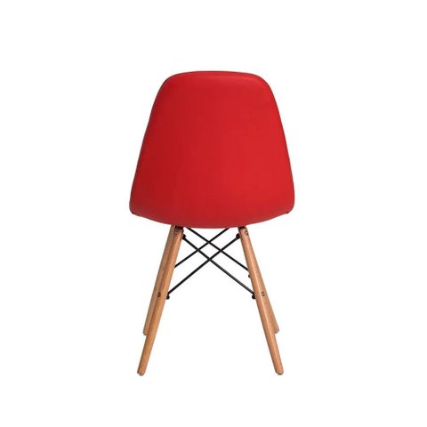 Cadeira Eiffel Botone Vermelho Couro Pu Cozinha Sala de Estar Jantar Mesa de Jantar Área de Lazer Re