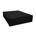 Ver imagem 2 de Base Box Baú Casal Belos Sonhos Poliéster Preto 41x138x188