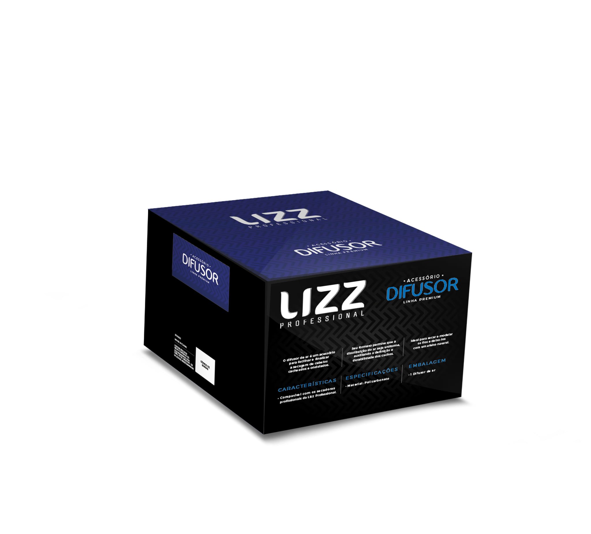 Difusor Compatível com os secadores profissionais da Lizz Professional Difusor Compativel Linha - 3