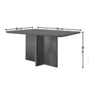 Ver imagem 3 de Conjunto: Mesa de Cozinha Berlim c/ Tampo Madeirado Canto Curvo 120x80cm e 4 Cadeiras Maldivas