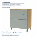 Ver imagem 5 de Cozinha Marquesa 6 Peças 9 Portas Cristaleira Reflecta 100% MDF Verde/Nature