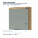 Ver imagem 4 de Cozinha Marquesa 6 Peças 9 Portas Cristaleira Reflecta 100% MDF Verde/Nature