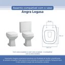 Ver imagem 3 de Tampa Vaso Sanitário Poliester Acrilico Angra Branco para Bacia Logasa