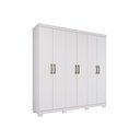 Ver imagem 2 de Guarda Roupa 6 Portas 3 Gavs Esp Clara Panan Branco