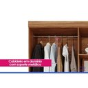 Ver imagem 5 de Guarda Roupa 6 Portas 3 Gavs Esp Clara Panan Branco