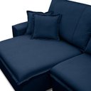 Ver imagem 7 de Sofá Retrátil Reclinável para Sala 3 Lugares 230cm Varsov F04 Veludo Azul - Lyam Decor