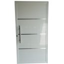 Ver imagem 2 de Porta de Alumínio 210 x 100 completa - Lambri Duplo