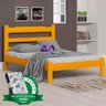 Cama Casal Madeira Esmeralda Cerejeira Nemargi Com Colchão Gazin Casal D33 138 x 188 - 2