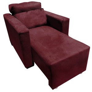 Poltrona Do Papai  Retratil e Reclinavel Florença Bordo