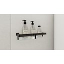 Ver imagem 5 de Porta Shampoo Banheiro em Aço Inox Black Matte Preto Fosco