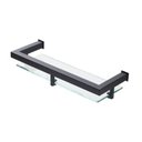 Ver imagem 1 de Porta Shampoo Banheiro em Aço Inox Black Matte Preto Fosco