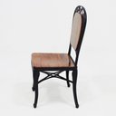 Ver imagem 3 de Cadeira para Mesa de Jantar em Alumínio Fundido e Madeira Modelo Aracruz Preta
