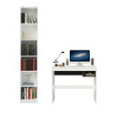 Ver imagem 5 de Escrivaninha Madesa Rubi + Estante Livreiro 6906 - Branco