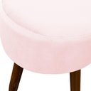Ver imagem 3 de Puff Decorativo Redondo Pé Palito Herrero Cores Cor:rosa Bebe