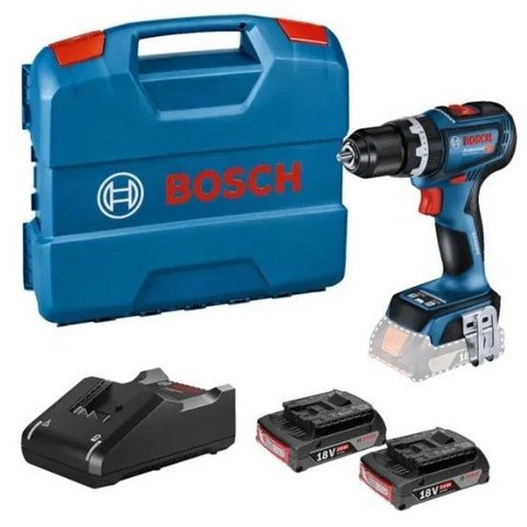 Parafusadeira Bosch Gsb 18v 65nm C/2bat 2ah C/maleta