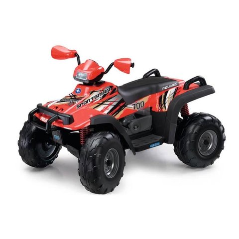 Quadriciclo Elétrico Peg-Pérego Polaris Sportsman 700 Twin 12V Vermelho