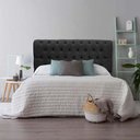 Ver imagem 6 de Kit Cabeceira + Calçadeira Baú Livia King Size Estofada MDF-MDP Couro Sintético Preto Gat