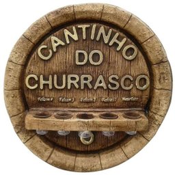 Pingometro Tampa De Barril – Cantinho Do Churrasco 5 Copos - 1