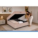 Ver imagem 3 de Cama Box Baú Crc Casal +Colchão D45 Genova Orthoflex 138x188