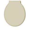 Ver imagem 1 de Assento Sanitario Almofadado Economico Oval Bege - Durin