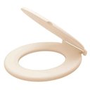 Ver imagem 4 de Assento Sanitario Almofadado Economico Oval Bege - Durin