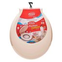 Ver imagem 3 de Assento Sanitario Almofadado Economico Oval Bege - Durin