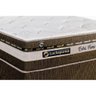 Cama Box King: Colchão Molas Ensacadas Luckspuma Esplendor + Base Crc Suede Brown(193x203) - 2