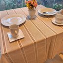 Ver mais imagens de Toalha de Mesa Algodão Cru Caramelo Rustic Retangular 150 x 220