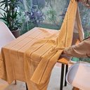 Ver imagem 6 de Toalha de Mesa Algodão Cru Caramelo Rustic Retangular 150 x 220