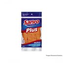 Ver imagem 1 de Luva Latex Sanro Forr Plus Laranja C G Blister C/10pcs