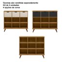 Ver imagem 6 de Nicho Organizador Retro Com Pés 6 Nichos Encanto Feliz -Freijo Toq Retro - ÉdeCasaMóveis                                                       