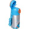 Copo/garrafa Térmica Infantil com Canudo Buba Alumínio Aventuras - 450 Ml - Pirata - 3