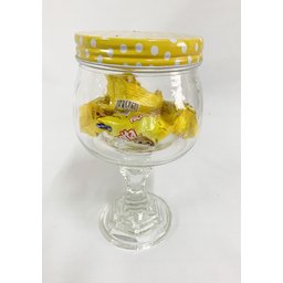 Baleiro Vidro Bomboniere Pote C/ Tampa Rosca Kit 3 Peças - 5