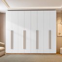 Ver imagem 7 de Guarda Roupa Casal 8 Portas 6 Gavetas Freijo Branco Brasil Yescasa