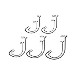 Anzol Pinnacle Wide Gap Black N02 C/20un - Robaleiro - 2