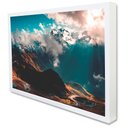 Ver imagem 1 de Quadro Decorativo Caixa o Céu e As Montanhas Tacolado Moldura Caixa 3cm Madeira sem Vidro 60 X 90cm