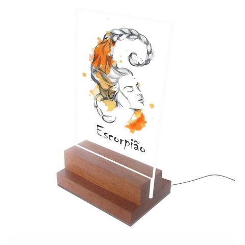 Abajur e Luminária Decorativa Signo Escorpião