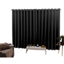 Ver imagem 1 de Cortina 6,00x2,50 Sala Quarto Cozinha Blackout Corta Luz: Preto