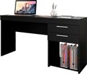 Ver imagem 2 de Escritório Compacto 2 Peças Office Preto Tx Notável Móveis