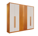 Ver imagem 1 de Guarda Roupa 6 Portas Mdf Anápolis Ripado - Móveis Valverde
