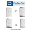 Ver imagem 7 de Conjunto Quarto Infantil Completo Olimpia Branco/Rosa/Azul/Titanium