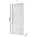Ver imagem 2 de Porta de Aluminio Lambri 210x100cm Linha Project MGM Abertura Direita Branco