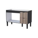Ver imagem 2 de Gabinete de Cozinha 1,14m Mdp - Design Moderno e Resistente Preto/tamarindo